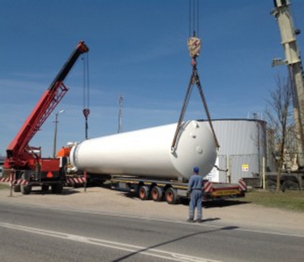 Gas supply for off-grid fuel stations